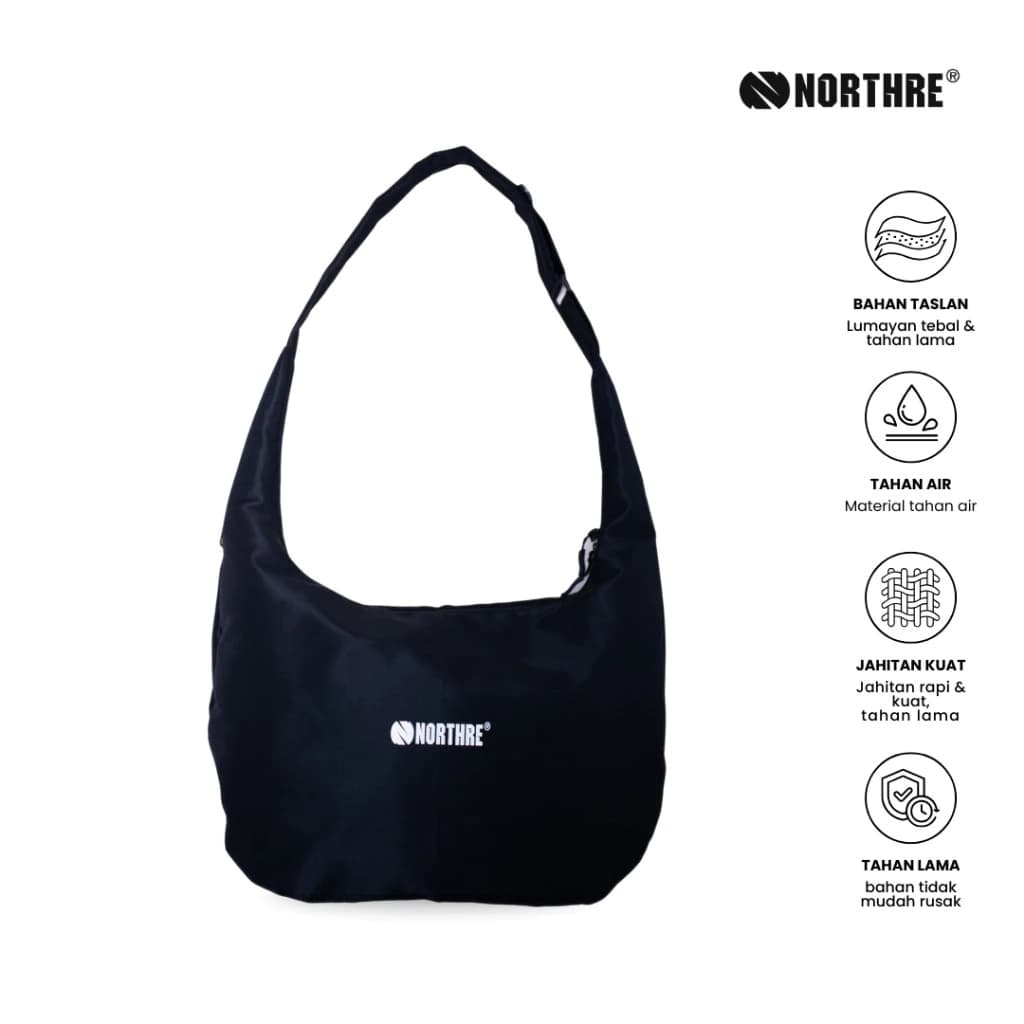 NORTHRE Tas Selempang Sling Bag Nylon Taslan Stylish