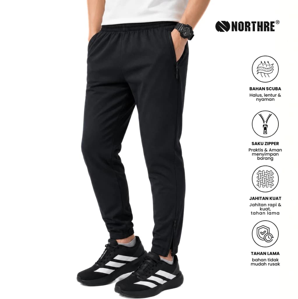 NORTHRE Celana Scuba Zipper Training